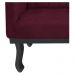kit 02 Poltronas Classic Pés Luís XV Suede Bordô - Amarena Móveis