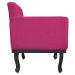 kit 02 Poltronas Classic Pés Luís XV Suede Pink - Amarena Móveis