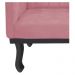kit 02 Poltronas Classic Pés Luís XV Suede Rosa Bebê - Amarena Móveis