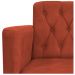 kit 02 Poltronas Classic Pés Luís XV Suede Terracota - Amarena Móveis