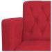 kit 02 Poltronas Classic Pés Luís XV Suede Vermelho - Amarena Móveis