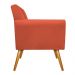 kit 02 Poltronas Laura Palito Mel Suede Terracota - Amarena Móveis