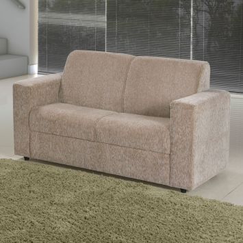 Sofá Roma 2 Lugares Chenille Bege  American Comfort