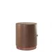 Kit 2 Banco Puff Redondo Decorativo Viena Café - Adz