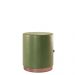 Kit 2 Banco Puff Redondo Decorativo Viena Verde - Adz