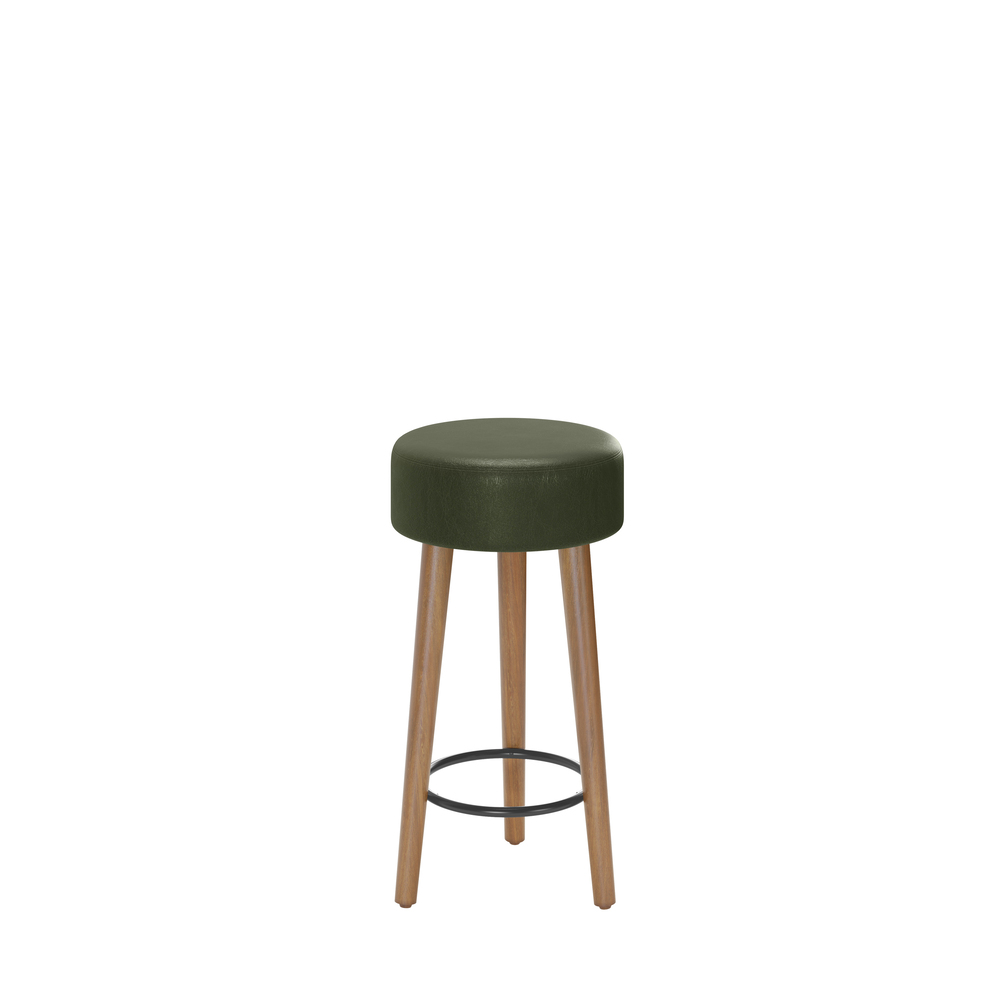 Kit 4 Bancos Banquetas Baixas Tokyo 50cm Verde - Adz
