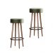 Kit 4 Banquetas Altas Estofadas Atenas 70cm Verde - Adz
