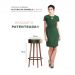 Kit 6 Banquetas Altas Estofadas Atenas 70cm Verde - Adz