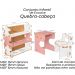 Estante Infantil Quebra-cabeça Verde
