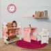 Mesa e Cadeira Infantil de Encaixe Quebra-cabeça Verde