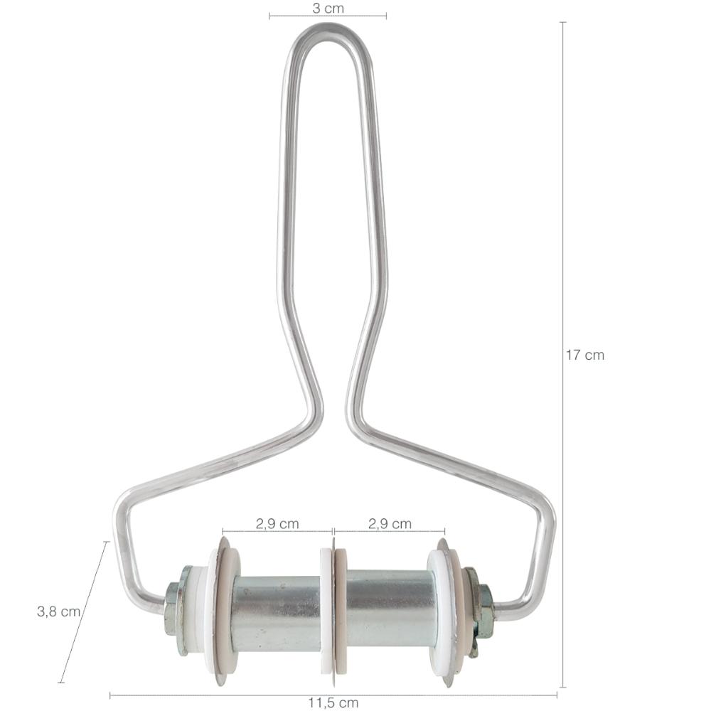 Cortador De Massa Agnoline Rolo De Massa Capeletti Aço Inox