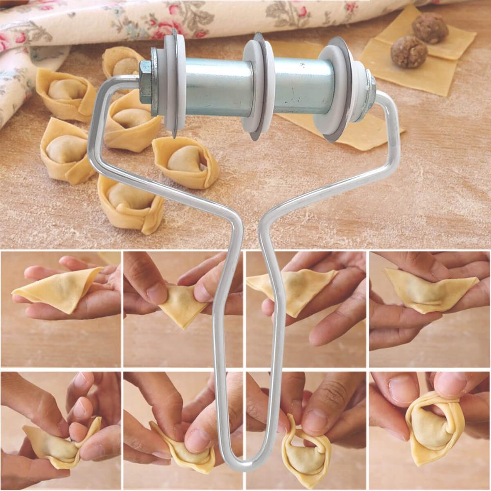 Cortador De Massa Agnoline Rolo De Massa Capeletti Aço Inox