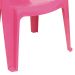 Cadeira de Plástico Infantil Decorada Rosa