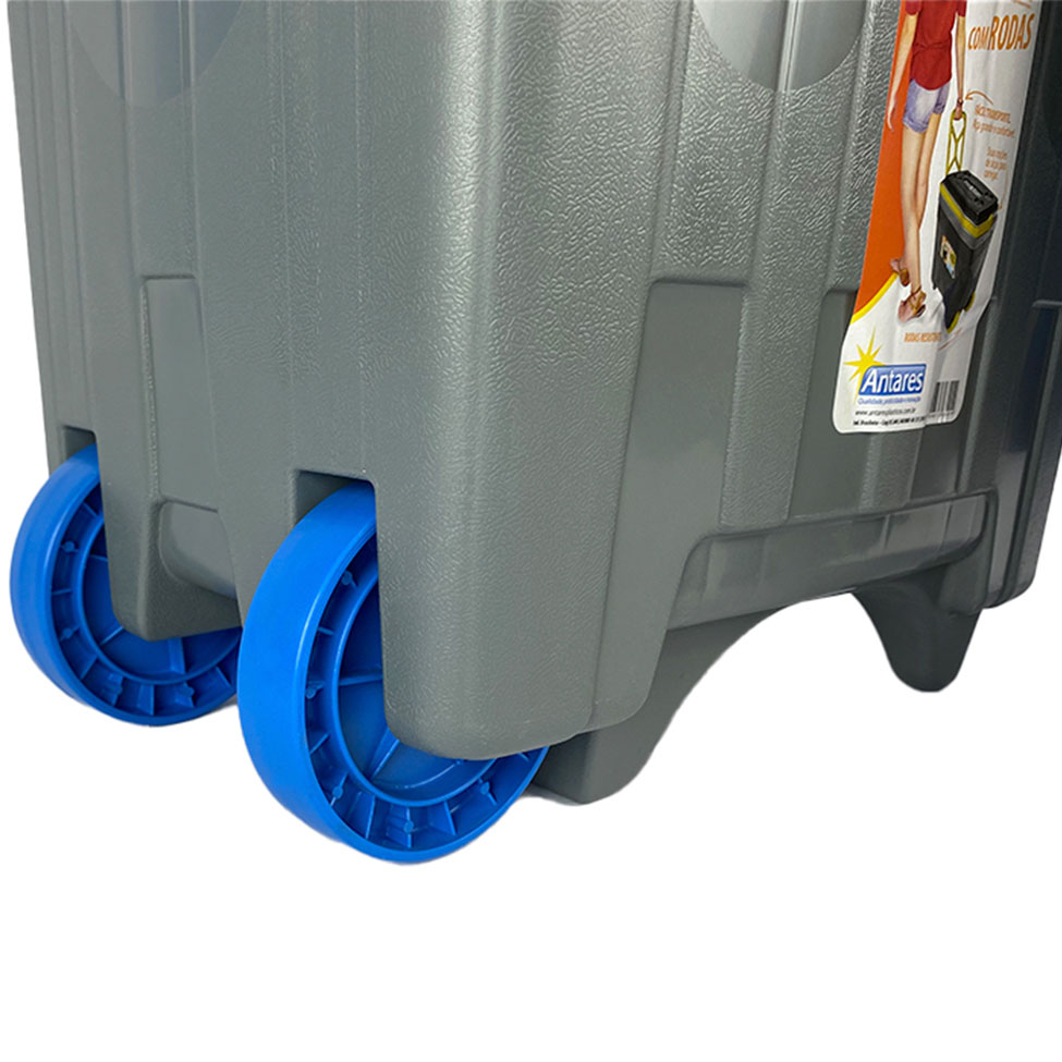 Caixa Térmica Antares Plásticos 34L com Rodas