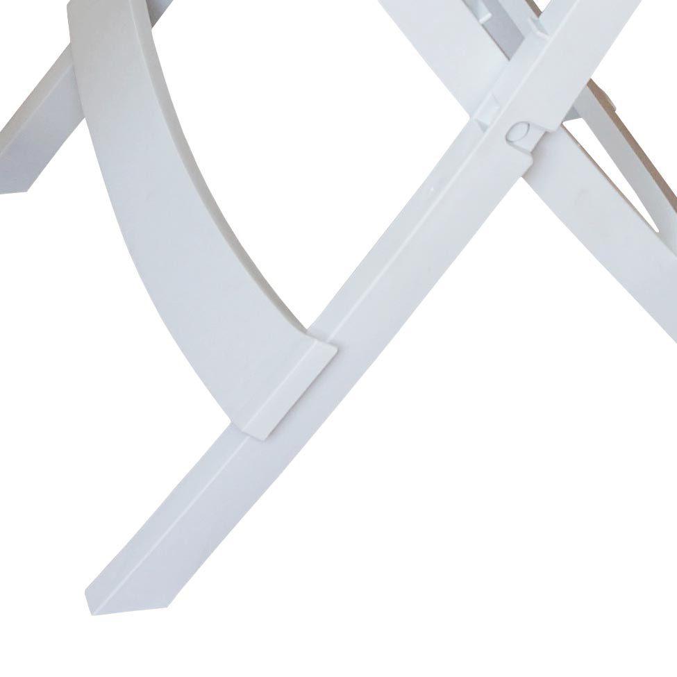 Conjunto com 2 Mesas para Área Externa Retangulares Mobiliario Branco