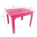 Mesa de Plástico Dobrável Infantil Turminha Rosa