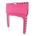 Mesa de Plástico Dobrável Infantil Turminha Rosa