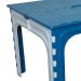 Mesa de Plástico Infantil Dobravél Azul