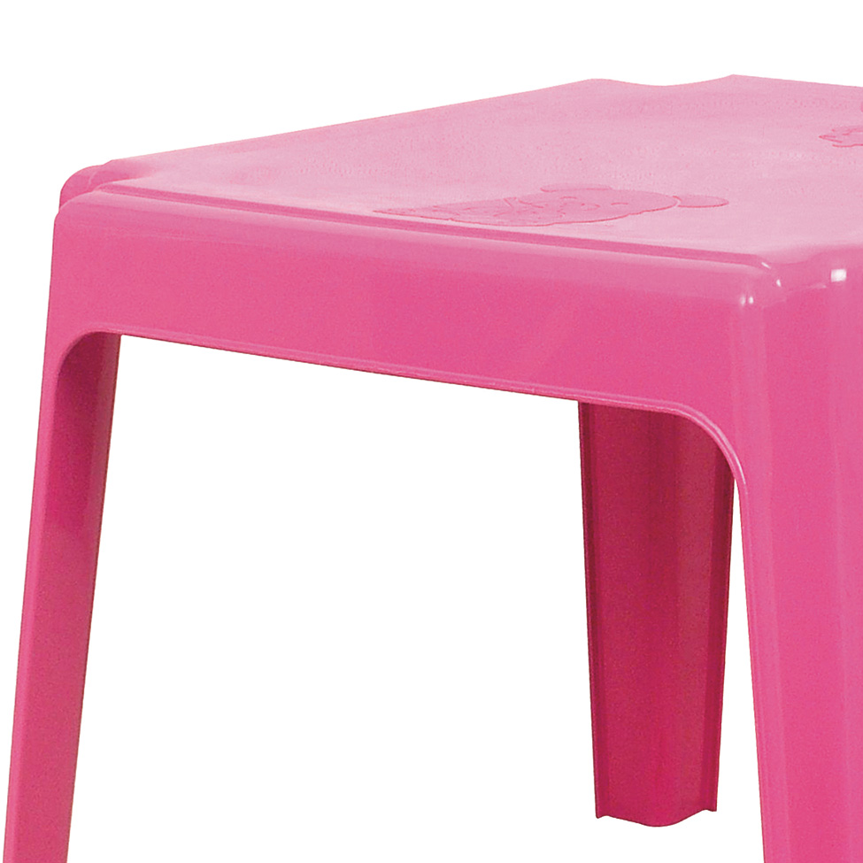Mesa de Plástico Infantil Rosa