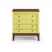 Cômoda 4 Gavetas  - AMARELO LEMON