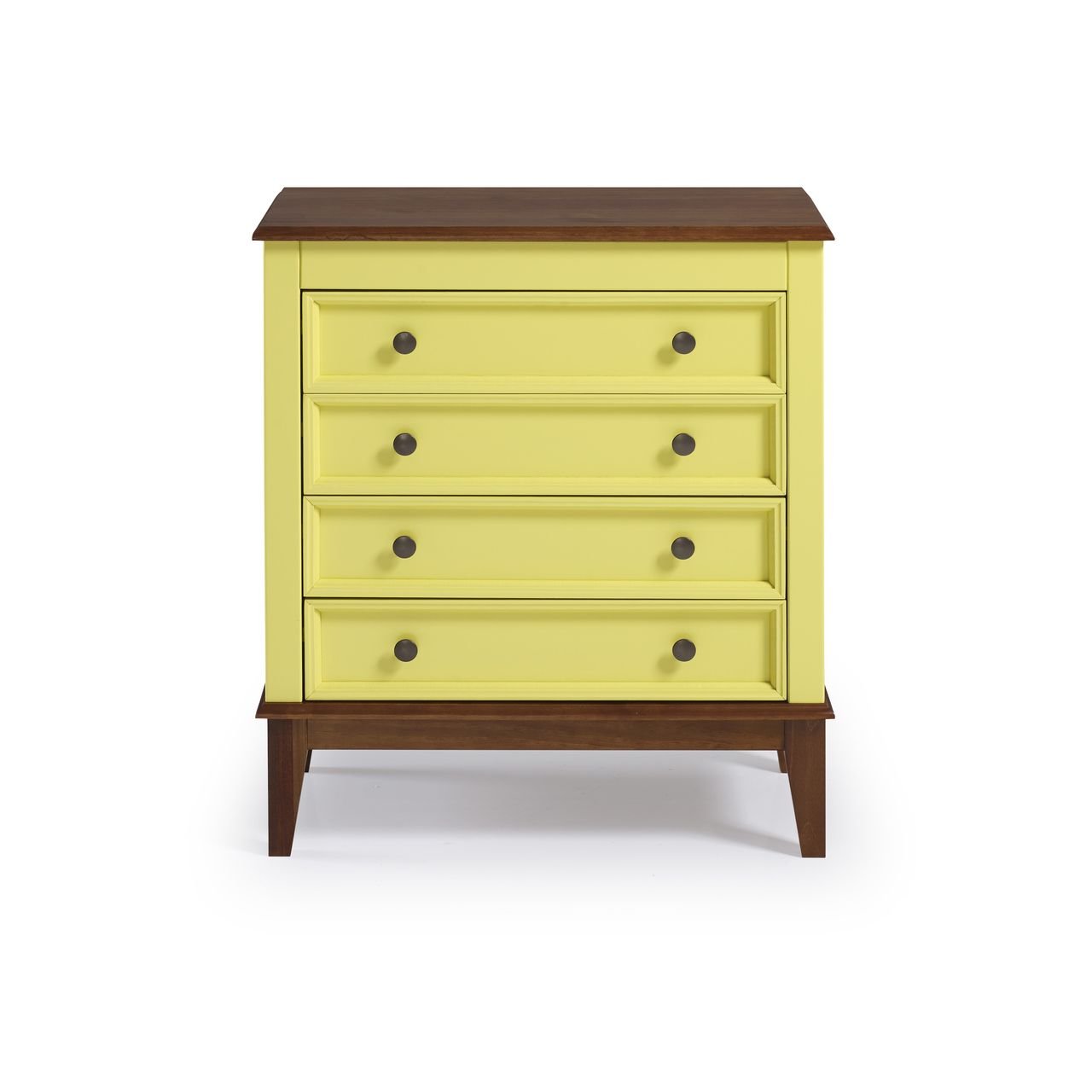Cômoda 4 Gavetas  - AMARELO LEMON