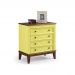 Cômoda 4 Gavetas  - AMARELO LEMON