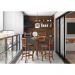 Conjunto Mesa Bistrô com 3 Banquetas Sevilha Amêndoa