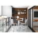 Conjunto Mesa Bistrô com 3 Banquetas Sevilha Branco