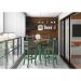 Conjunto Mesa Bistrô com 3 Banquetas Valência Verde