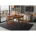 Conjunto Sala de Jantar e Cozinha Com 4 Cadeiras X Madeira Maciça Amêndoa