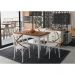 Conjunto Sala de Jantar e Cozinha Com 4 Cadeiras X Madeira Maciça Branco