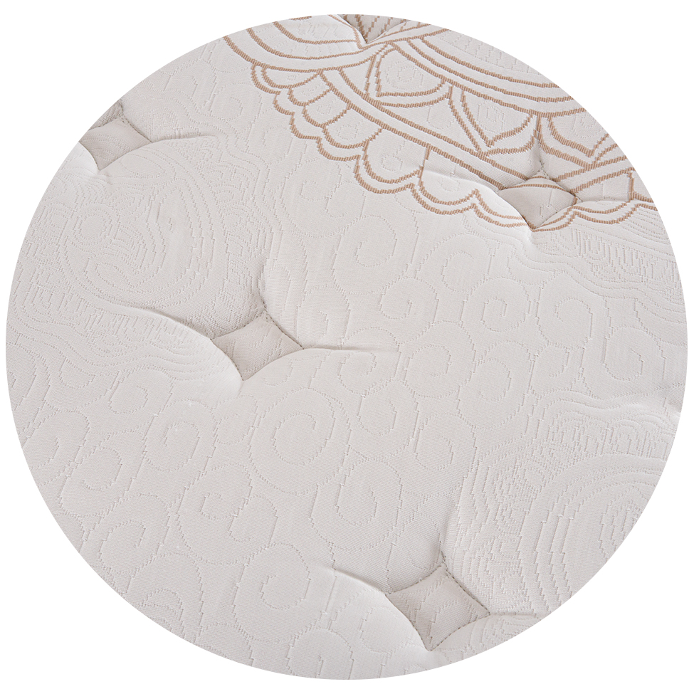Colchão Solteiro King Elegance Firm Molas Ensacadas (30x96x203) Bege e Branco