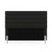 Cabeceira Atlas 140 para Cama de Casal N-022 Veludo Chumbo Aradecor