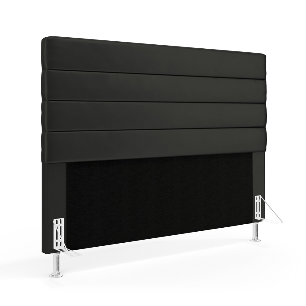 Cabeceira Atlas 140 para Cama de Casal N-022 Veludo Chumbo Aradecor