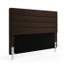 Cabeceira Atlas 140 para Cama de Casal N-027 Veludo Marrom Chocolate Aradecor