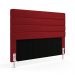 Cabeceira Atlas 140 para Cama de Casal N-033 Veludo Vermelho Aradecor