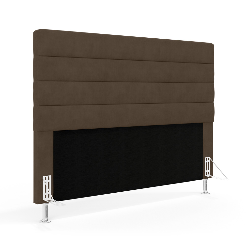 Cabeceira Atlas 140 para Cama de Casal Z-006 Sued Capuccino Aradecor