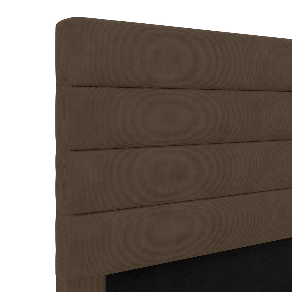 Cabeceira Atlas 140 para Cama de Casal Z-006 Sued Capuccino Aradecor