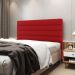Cabeceira Atlas 160 para Cama Queen A-020 Couro Vermelho Aradecor