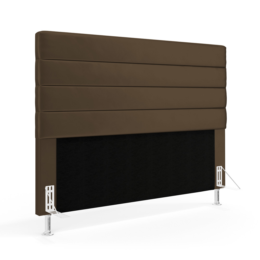 Cabeceira Atlas 160 para Cama Queen N-029 Veludo Capuccino Aradecor