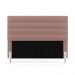 Cabeceira Atlas 160 para Cama Queen N-031 Veludo Rosê Claro Aradecor