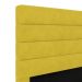 Cabeceira Atlas 160 para Cama Queen Z-004 Sued Amarelo Aradecor