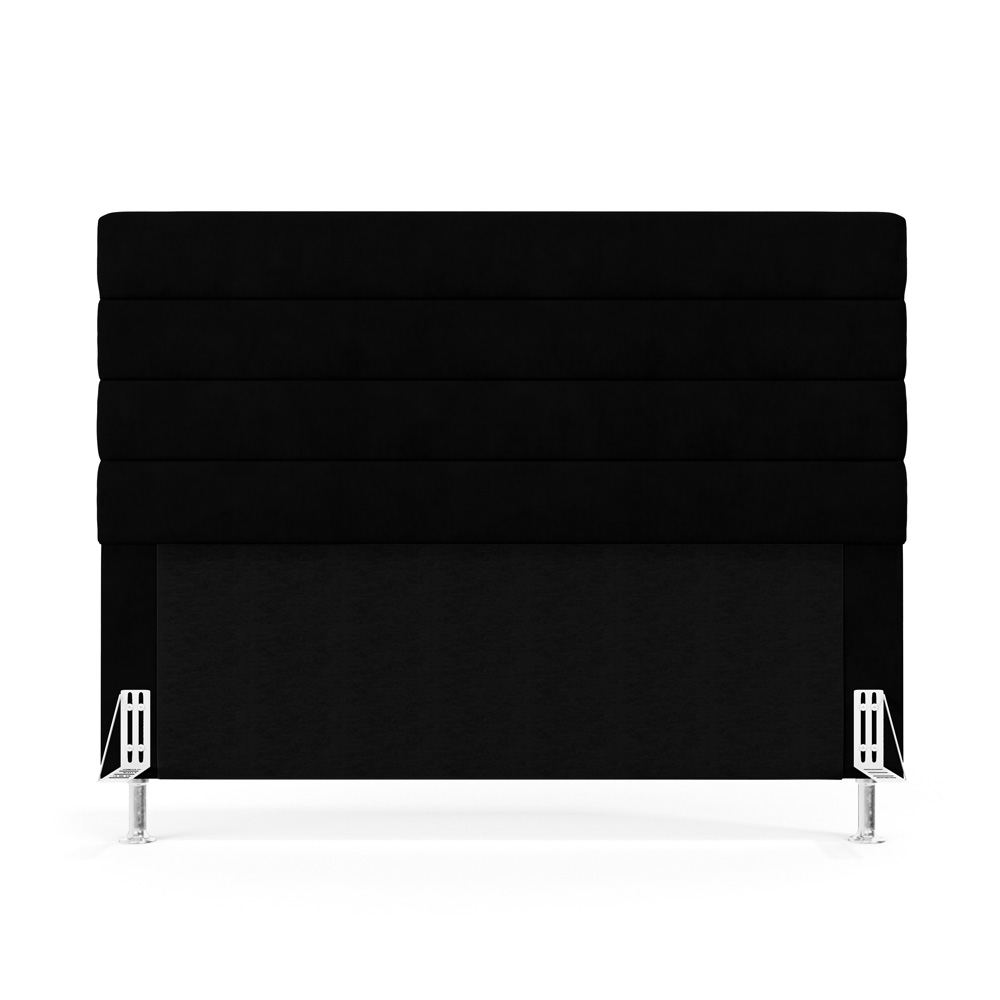 Cabeceira Atlas 160 para Cama Queen Z-005 Sued Preto Aradecor