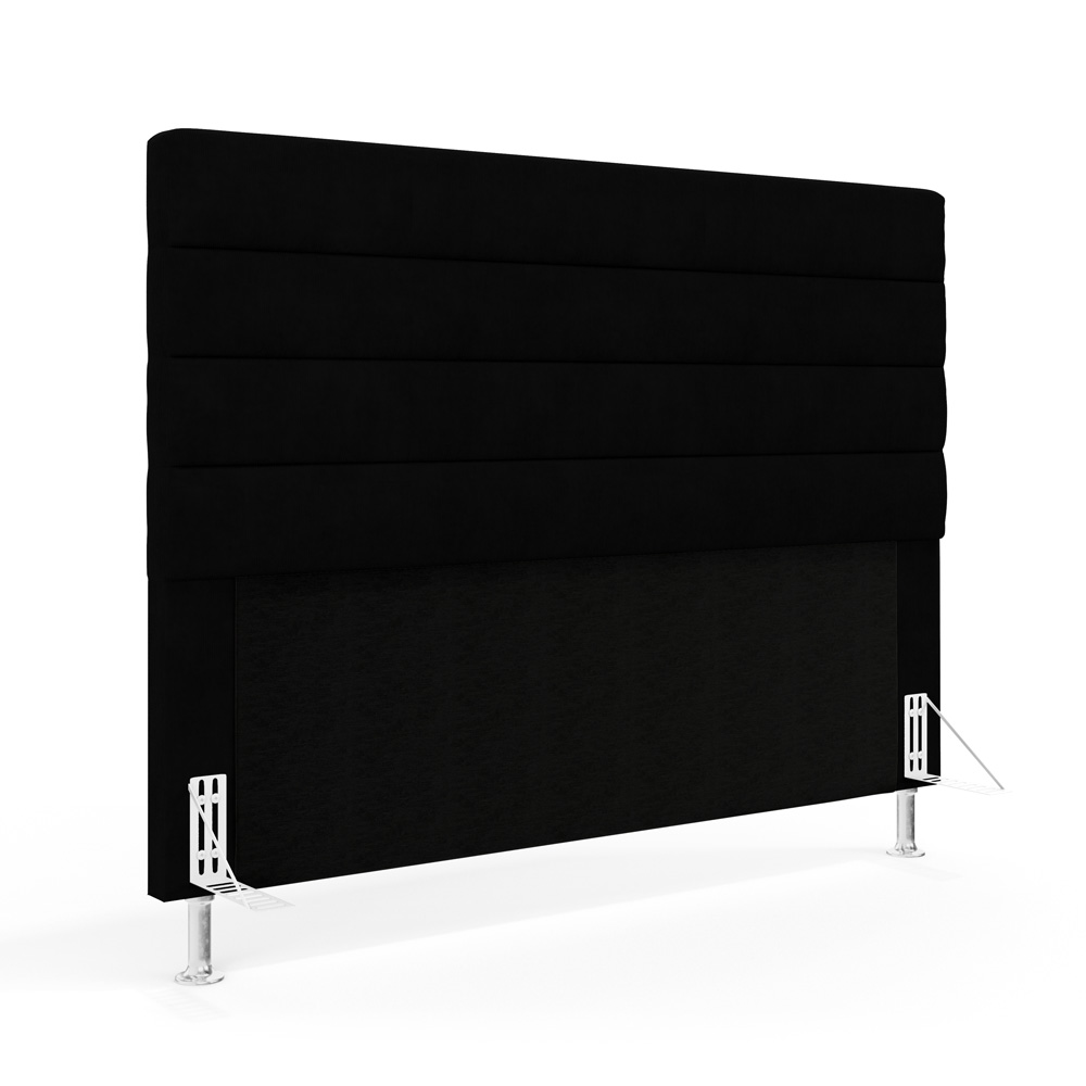 Cabeceira Atlas 160 para Cama Queen Z-005 Sued Preto Aradecor