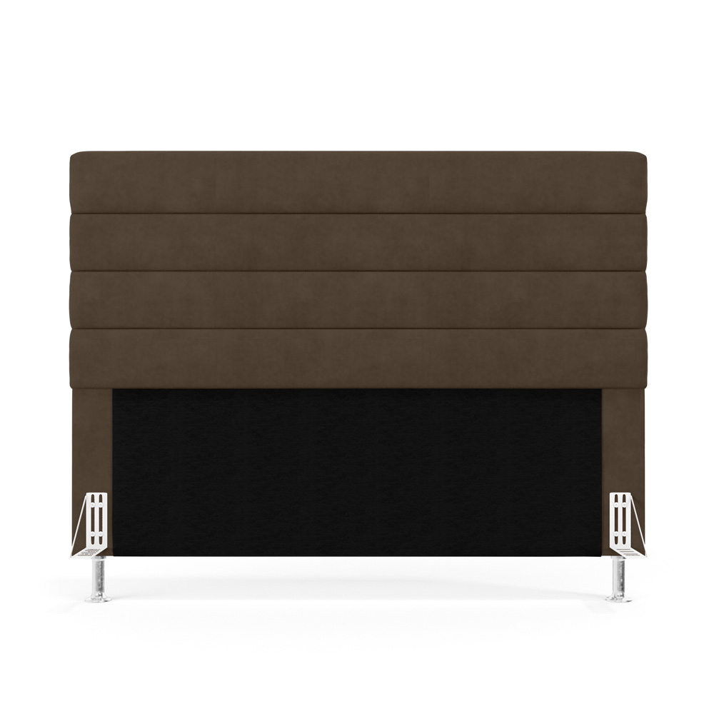 Cabeceira Atlas 160 para Cama Queen Z-006 Sued Capuccino Aradecor