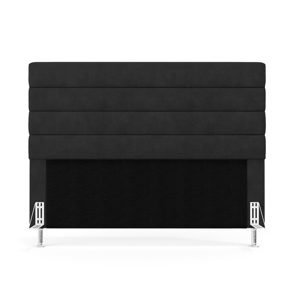 Cabeceira Atlas 160 para Cama Queen Z-008 Sued Cinza Aradecor