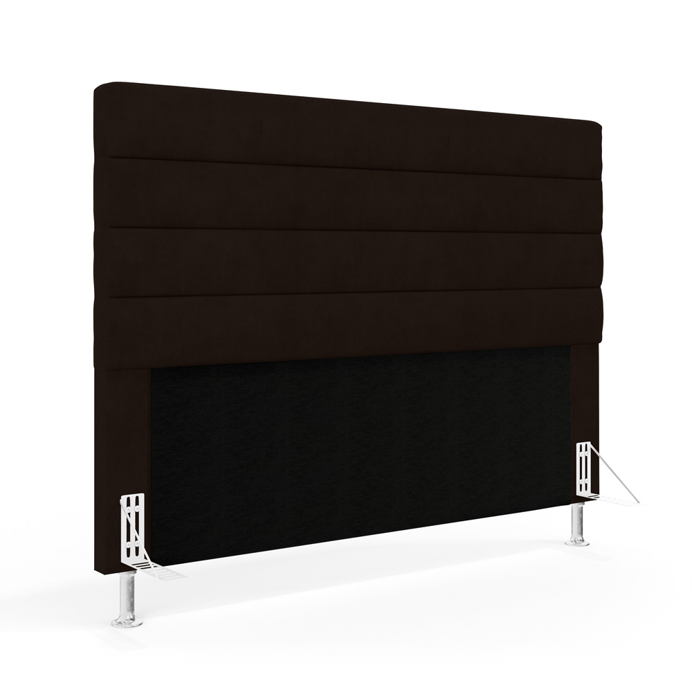 Cabeceira Atlas 160 para Cama Queen Z-010 Sued Marrom Aradecor