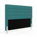 Cabeceira Atlas 160 para Cama Queen Z-016 Sued Azul Turquesa Aradecor