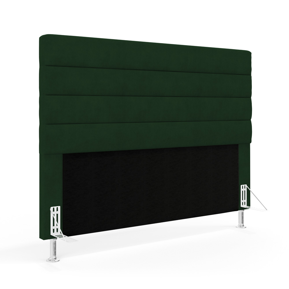 Cabeceira Atlas 160 para Cama Queen Z-018 Sued Verde Aradecor