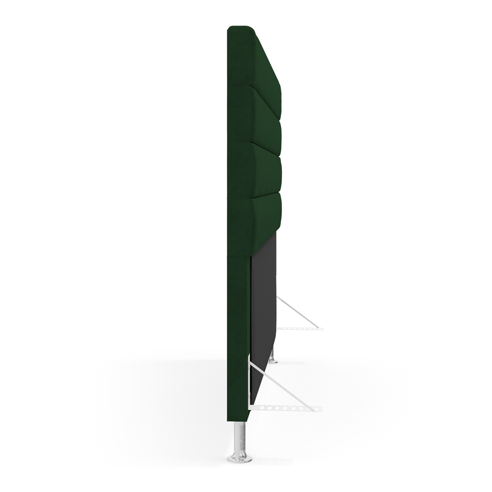 Cabeceira Atlas 160 para Cama Queen Z-018 Sued Verde Aradecor